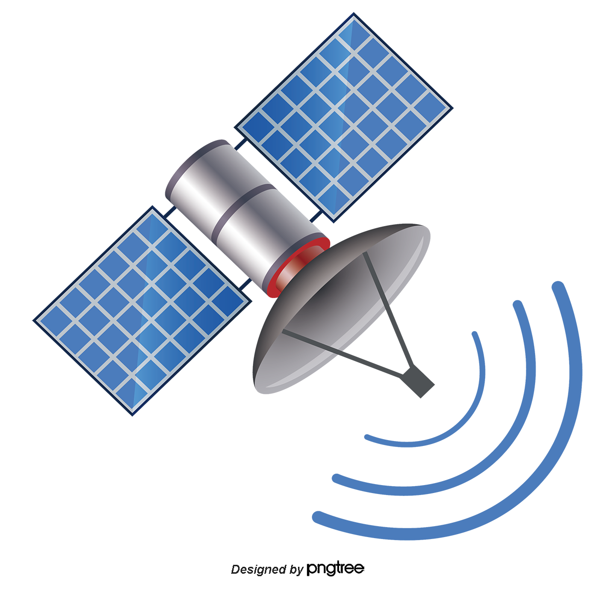 Pngtreeblue satellite 3494933